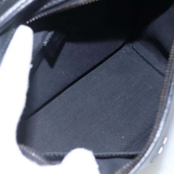 FENDI Hand Bag Leather 2way Black Auth PP274V - Picture 10 of 16